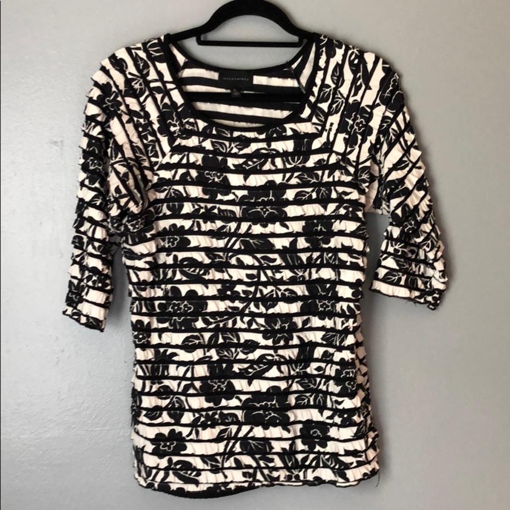 Women’s 2/3 sleeve ruffle dress shirt